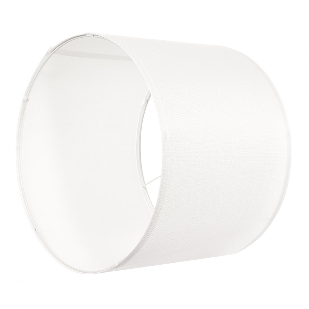 VEVOR Paralume a Tamburo, Set da 2 Pezzi Copri Lampadine con Arpa 400 x 400 x 300 mm, Paralume di Ricambio per Lampade da Tavolo, Lampada da Terra Lampadine a Sospensione, Lino Bianco Sporco