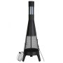 VEVOR Braciere a Legna da Esterno 508 mm Camino in Metallo per Giardino Cortile