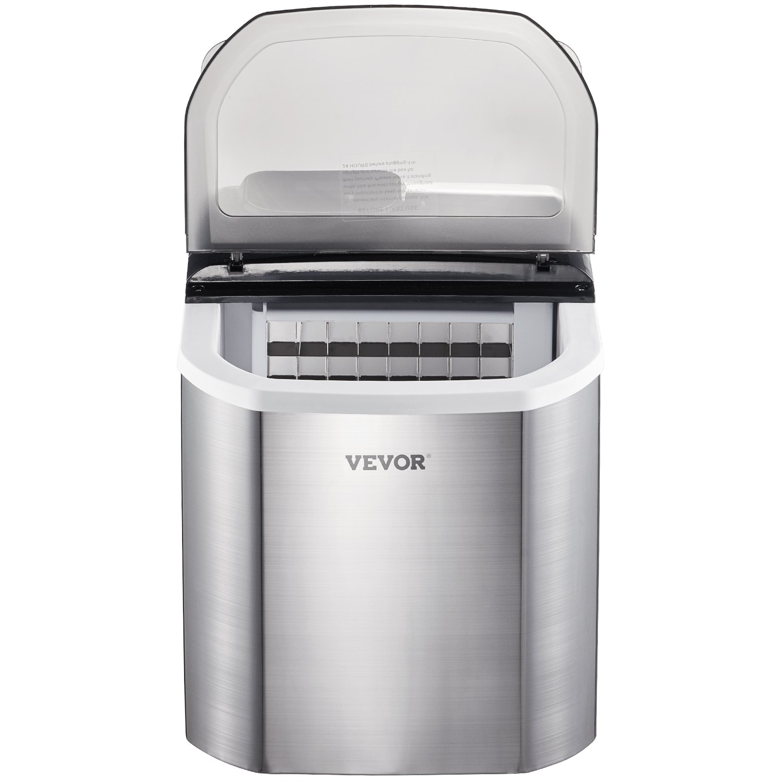 VEVOR Macchina per Ghiaccio Commerciale, 40 Libbre per 24 Ore Ice Maker in ABS, 11,8 kg Macchina per Ghiaccio Contro Soffitto Cubetti per Cucina Casa, 31 x 39 x 37 cm Fabbricatore di Ghiaccio 1,5 L