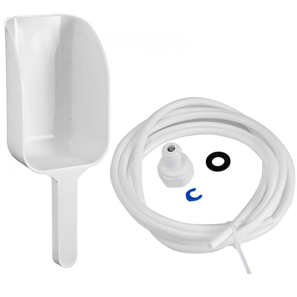 VEVOR Macchina per Ghiaccio Commerciale, 12 kg per 24 Ore Ice Maker, 110 W Macchina per Ghiaccio Contro Soffitto Cubetti per Cucina Bar Casa, 22 x 32,5 x 30,5 cm Fabbricatore di Ghiaccio 0,53 Galloni