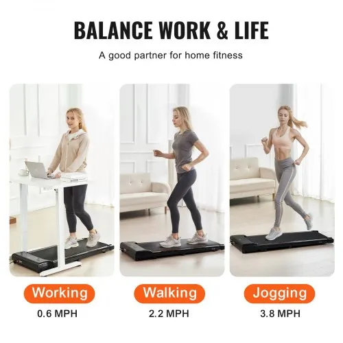 Walking Pad Sotto Scrivania - Tapis Roulant Compatto Con App