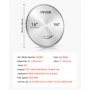 VEVOR Lama per Troncatrice da 406,4 mm con 96 Denti per Taglio a Freddo, Punte in Cermet, per Metalli, 4000 Tagli a Superfici Lisce Senza Sbavature, Rumore Ridotto e Fori di Dissipazione del Calore
