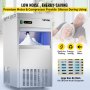 Macchina Ghiaccio 580w 100kg/24 Ore Fabbricatore Di Ghiaccio Fiocchi Commerciale