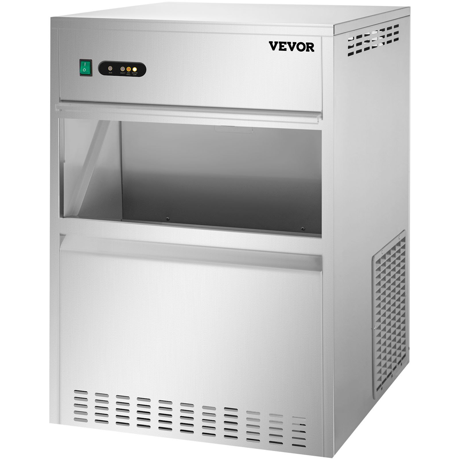 Macchina Ghiaccio 540w 70kg/24 Ore Fabbricatore Di Ghiaccio Fiocchi Commerciale