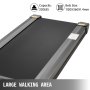 VEVOR Tapis Roulant da Scrivania a Correre Camminare 500W in Argento, Tapis Roulant sotto Piano con Telecomando e Corrimano, Macchina da Passeggio Cintura da Piedi 1120x360x1,4mm per Casa e Ufficio