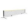 VEVOR Set Rete da Badminton Tennis Set Rete Portatile Pallavolo Esterno 606cm
