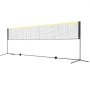 VEVOR Set Rete da Badminton Tennis Set Rete Portatile Pallavolo Esterno 606cm