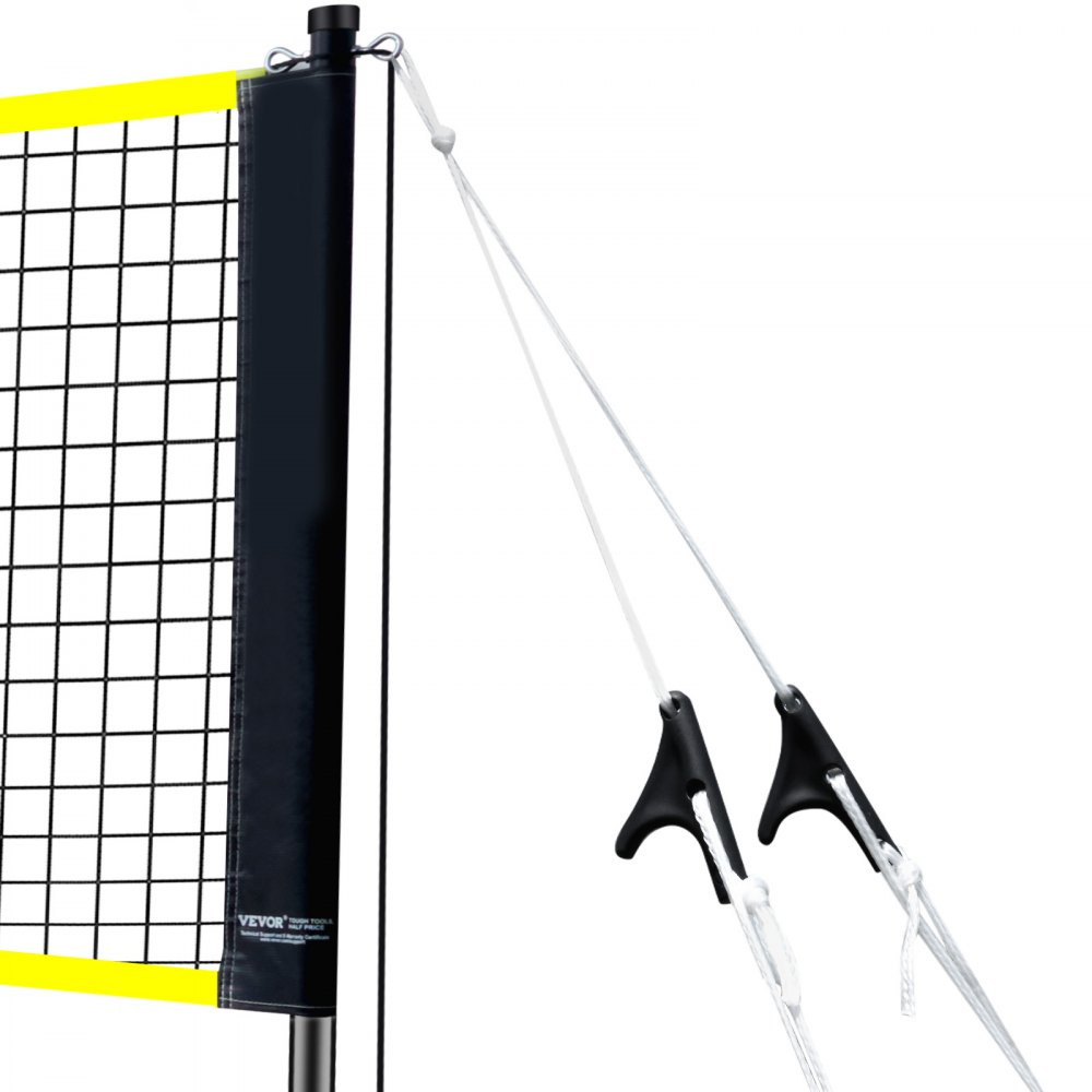 VEVOR Set Rete da Badminton all'Aperto, Set di Attrezzatura da Badminton Portatile, Rete da Badminton con Pali, Borsa per il Trasporto, 4 Racchette in Ferro e 3 Volani in Nylon