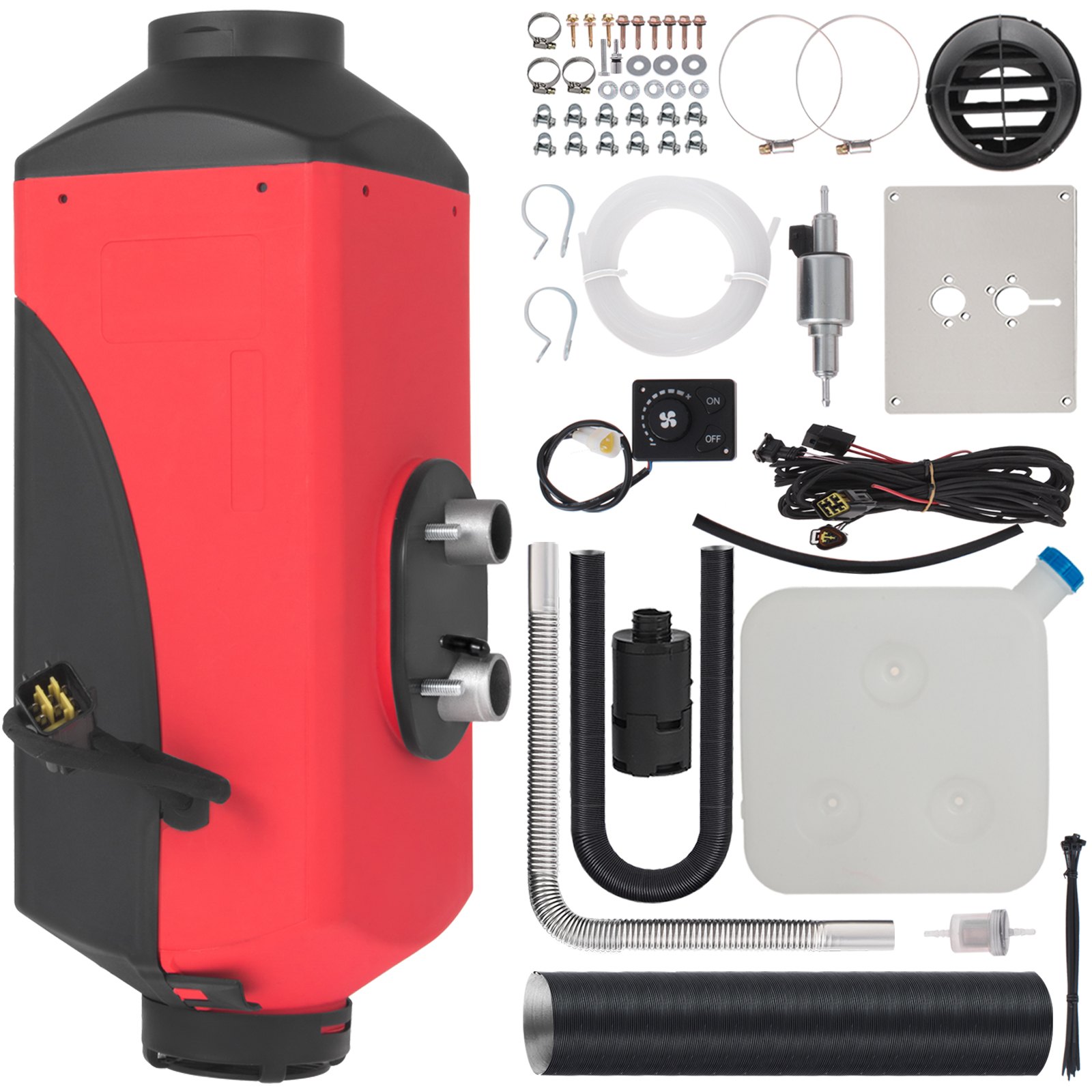 12v 3000w Diesel Air Heater -40℃~+20℃ Installare Facilmente Switch Riscaldatore