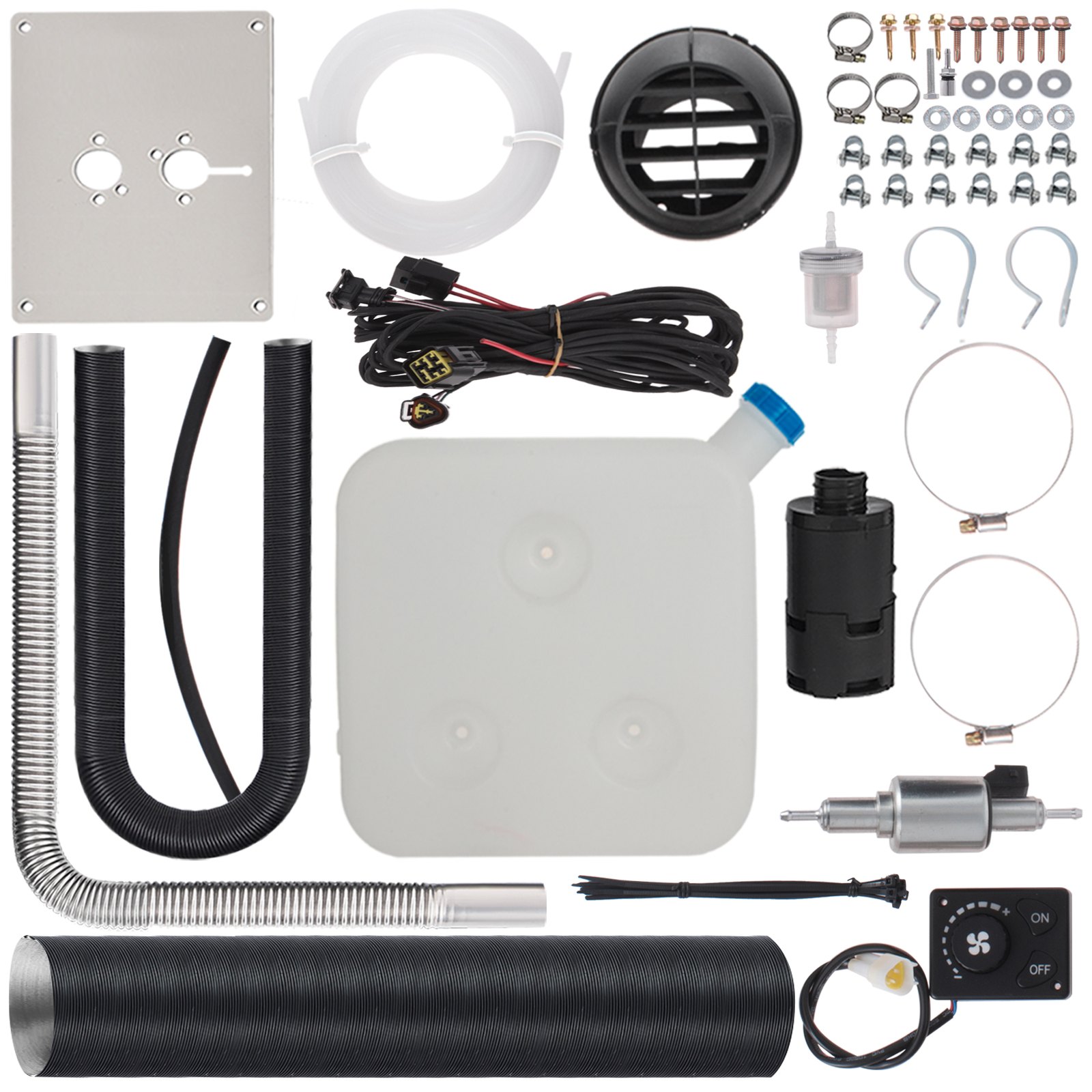 12v 3000w Diesel Air Heater -40℃~+20℃ Installare Facilmente Switch Riscaldatore