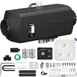 Pompa Riscaldatore Diesel 12V 5kW, Pompa Dosaggio Carburante Metallo Verde, Per Riscaldatori Aria 1-5 KW, Bassa Rumorosità - 2