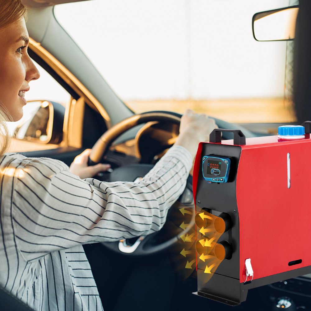 VEVOR Carburante Gasolio Riscaldatore d'aria Diesel 12V 5KW Riscaldatore di Parcheggio dell'Aria Diesel Elettrico per Riscaldare La Cabina