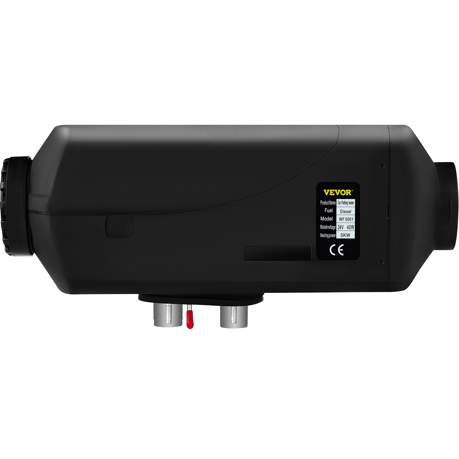 VEVOR Carburante Gasolio Riscaldatore ad Aria Diesel 5KW 24V Riscaldamento da Parcheggio con Interruttore Lcd Termostato Serbatoio Silenziatore
