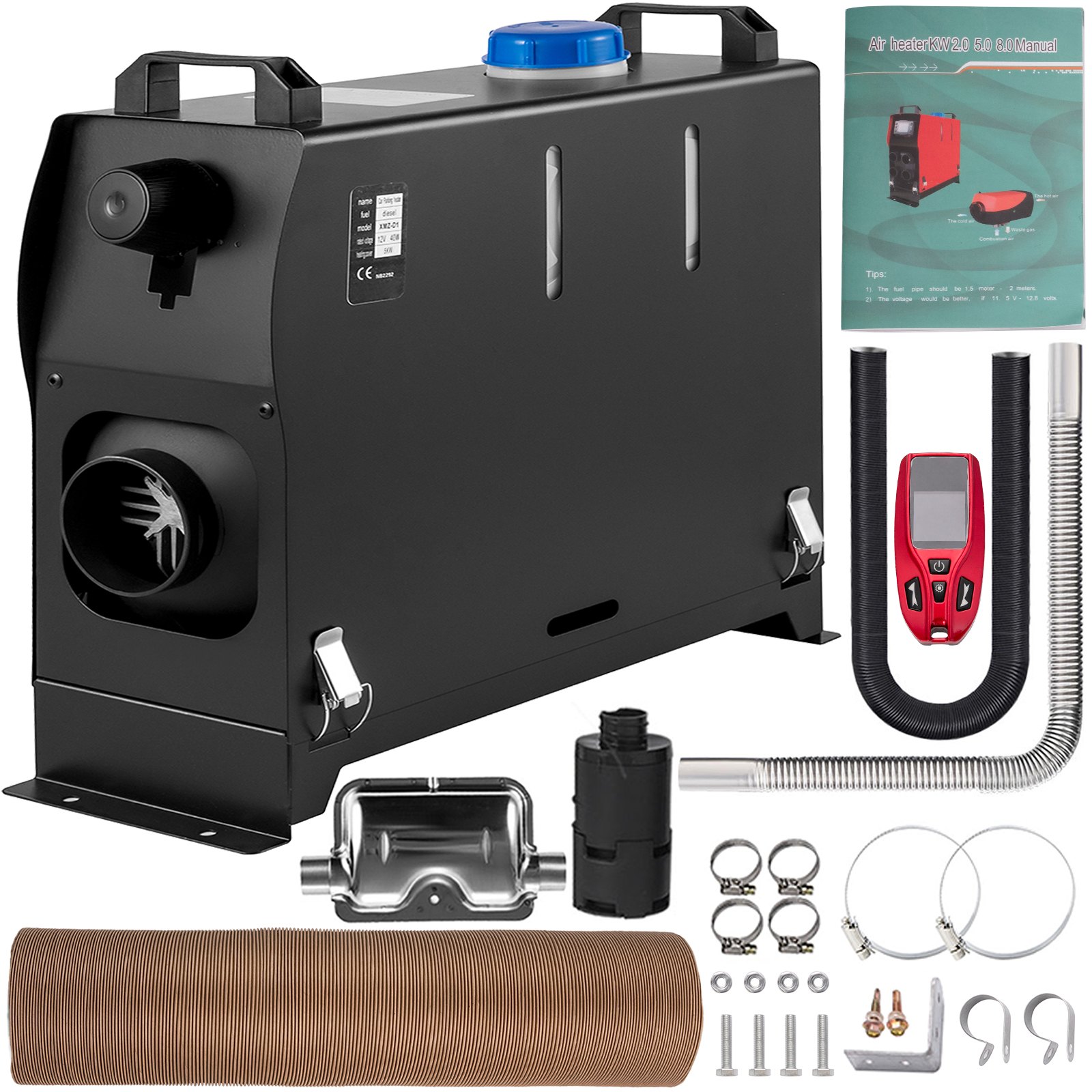 Vevor Air Heater Diesel 12v 5kw Riscaldamento Parcheggio Per Camion All In One