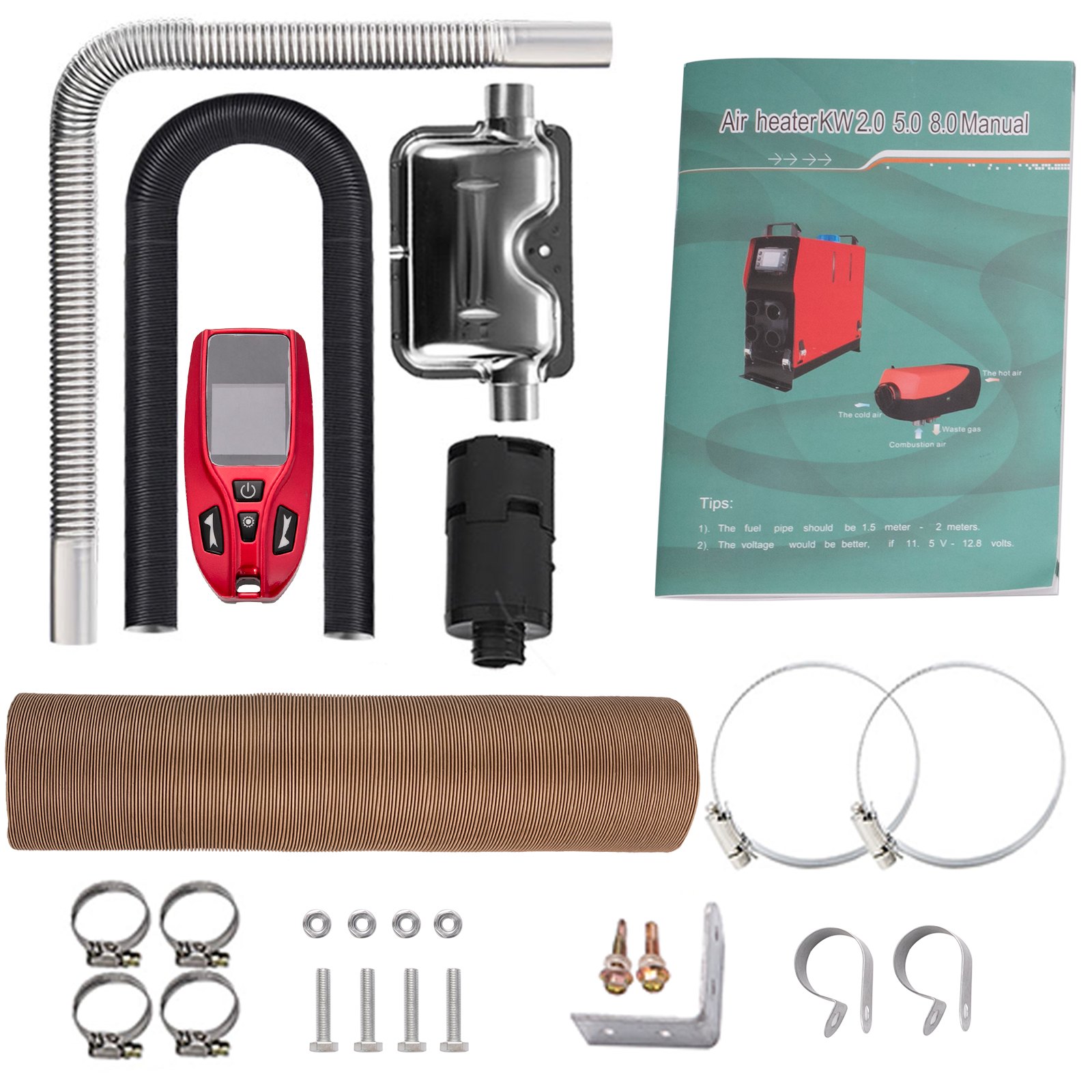 Vevor Air Heater Diesel 12v 5kw Riscaldamento Parcheggio Per Camion All In One