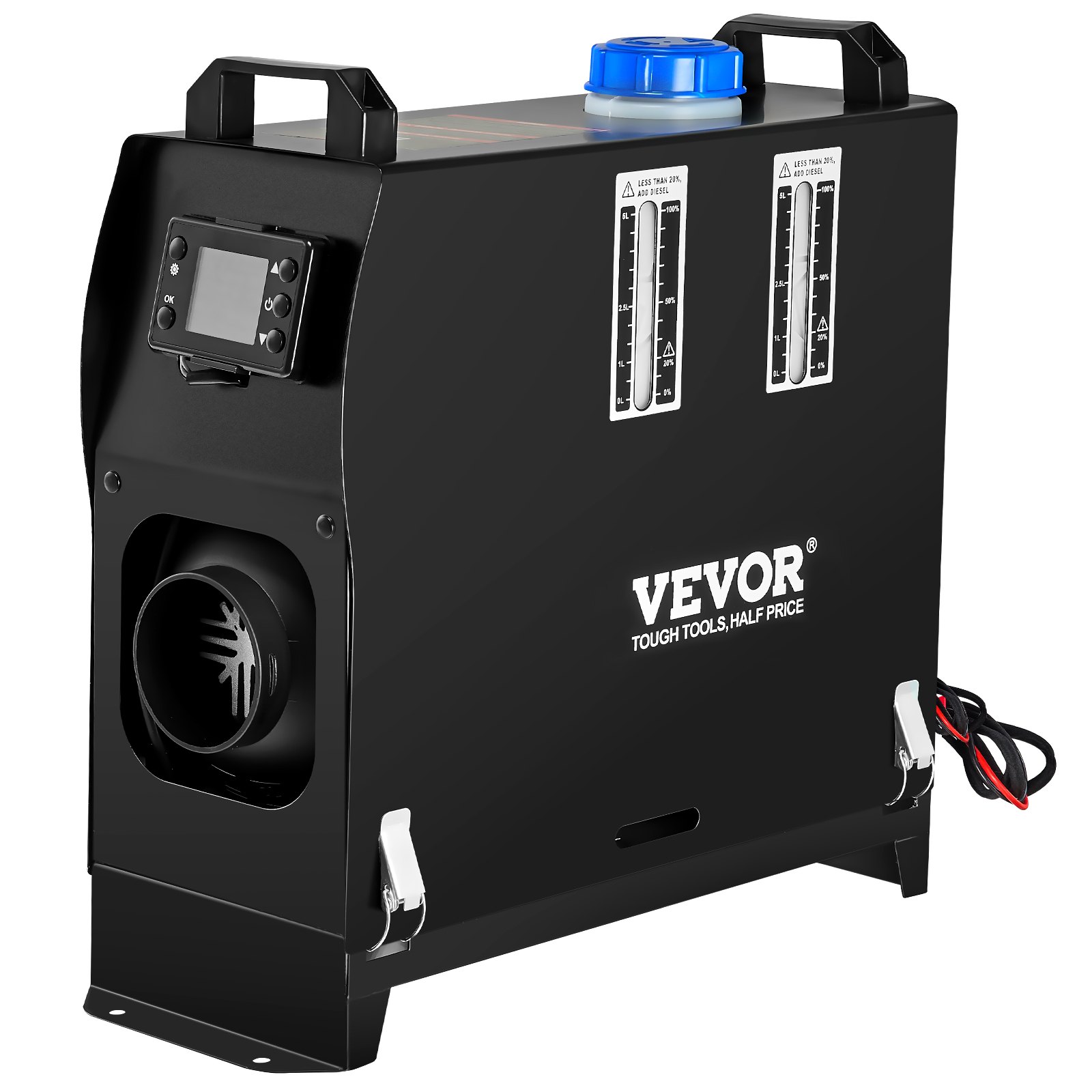 VEVOR Carburante Gasolio Riscaldatore ad Aria Diesel 12V Riscaldatore di Parcheggio Riscaldatore per Camion Auto Barca 8KW Monoforo Interruttore