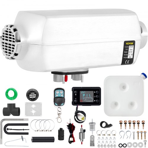 5kw 12v Diesel Air Heater Tank Aluminio Riscaldatore Parcheggio Termostato