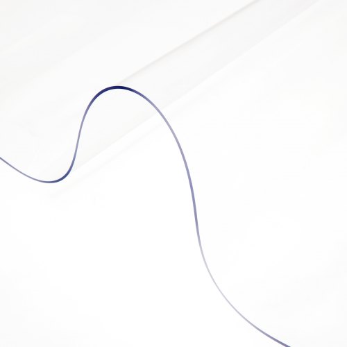 VEVOR Tovaglia in Plastica Trasparente 100 x 45 Pollici, Copritavolo Rettangolare da Spessore 1,5 mm in PVC, Sottopiatto Trasparente Rettangolare Taglio Adatto Uso per Tavolo, Marmo e Scrivania