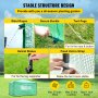 VEVOR Serra Portatile 3,66 x 2,44m da Giardino Telaio Pop-up per Piante Verdure Fiori in PE Plastica, Telo di Serra Portatile da Orto con Porta Finestre Arrotolabile Area Copertura 9,93m2 per Piante