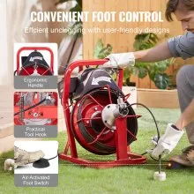 VEVOR Sturatubi Elettrico per Tubi Alimentazione Automatica 15 mx 7,62 mm