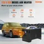 VEVOR Carburante Gasolio Riscaldatore ad Aria Diesel 8KW Riscaldatore di Parcheggio Telecomando Monoforo Riscaldamento da Parcheggio Air Heater Diesel