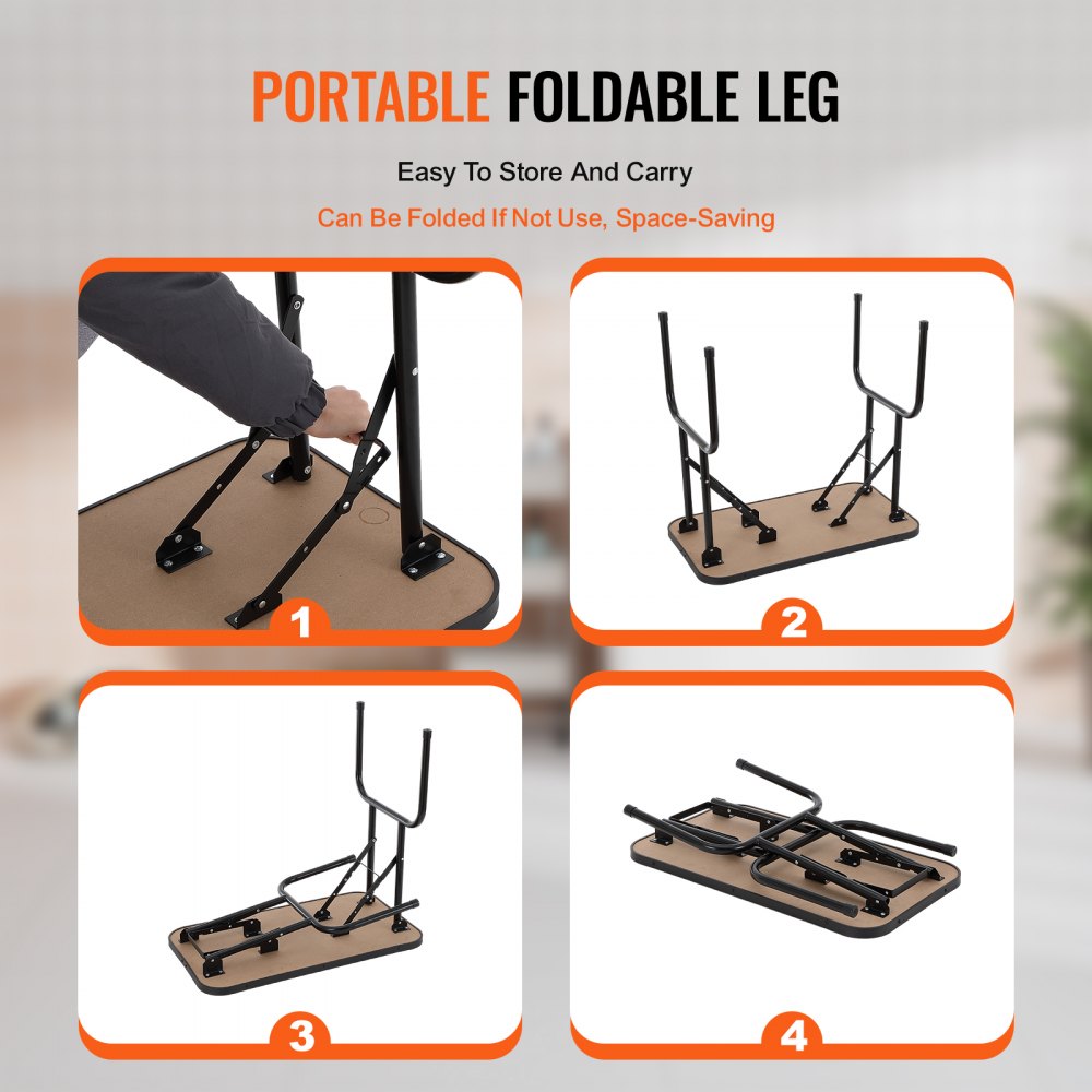 VEVOR Grooming Table 875x472x1533mm Stainless Steel Dog Grooming Table 99.8kg Load Capacity Foldable Pet Grooming Table 807.7x459.7mm Desktop Ideal for Bathing, Trimming, Drying, Brushing