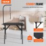 VEVOR Tavolo per Toelettatura per Animali Domestici, Tavolo per Toelettatura Bellezza per Cani Gatti, Tavolo Toelettatura Pieghevole per Toelettatura di Cani Braccio Singolo Portata max. da 99,8kg