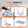 VEVOR Tavolo per Toelettatura per Animali Domestici, Tavolo per Toelettatura Bellezza per Cani Gatti, Tavolo Toelettatura Pieghevole per Toelettatura di Cani 2 Lacci 2 Bracci Portata max. da 149,7kg