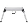 VEVOR Piattaforma da Lavoro in Alluminio Pieghevole Portatile Carico Max. 150 kg Uso Interno Esterno, Sgabello da Lavoro Basso in Alluminio Pieghevole 50,8x76x30 cm, Cavalletto Pieghevole Alluminio