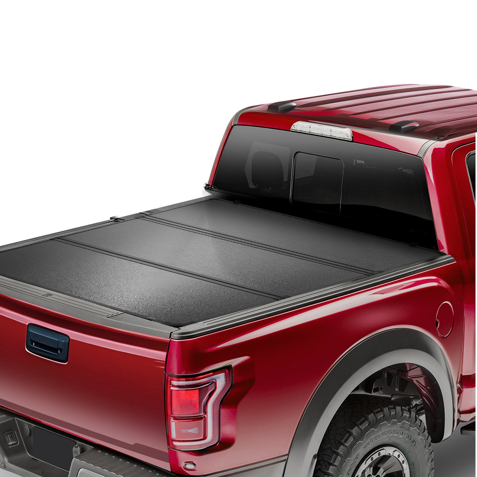 VEVOR Copertura cassone per camion ripiegabile, Compatibile con Chevy Silverado GMC Sierra 1500 2019-2024 (non adatto ai modelli classici 19-24) 5'8", Letto interno da 5,8' x 5, 3' (70" x 63,3")
