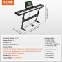 VEVOR 88 Tasti Tastiera Pieghevole Pianoforte, Bluetooth e MIDI, Digitale Pianoforte con Supporto Pedale Sustain Sensibile al Tocco Tasti Borsa, Ricaricabile per Principianti Adolescenti Adulti, Nero