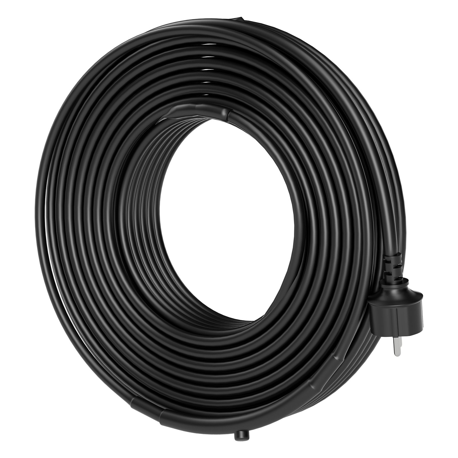 VEVOR Cavo Riscaldante per Tubi Autoregolante Lunghezza 18,3m 16,4 W/m per Tubi Termostato Integrato, Cavo Riscaldante per Tubi Acqua Protezione Tubi in PVC, Tubi in Metallo Plastica dal Congelamento