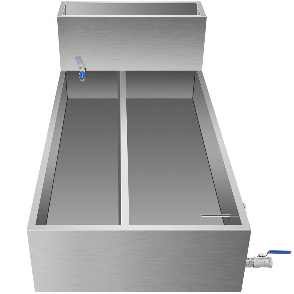 Pentola Per Evaporatore Sciroppo D'acero 48x24x19 Pollici Con Preriscaldatore