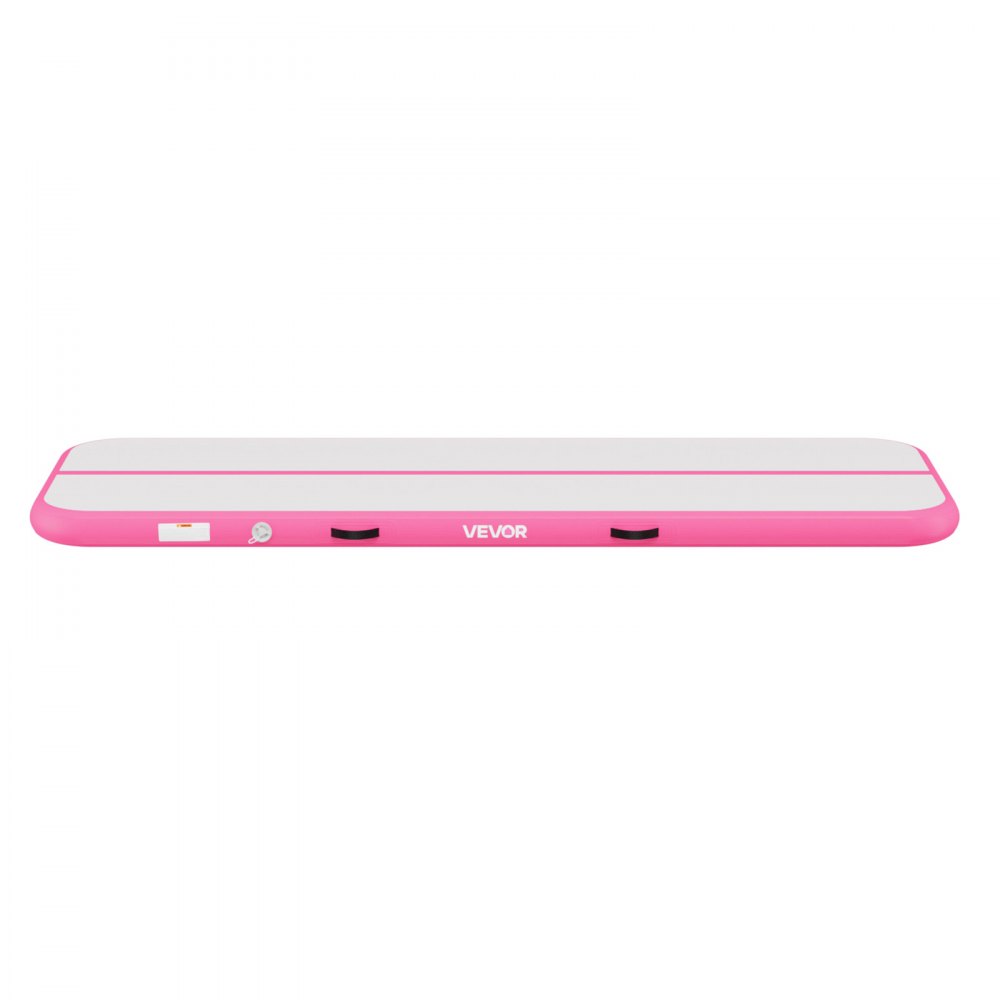 VEVOR Tappetino Gonfiabile Ginnastica Salto 3m Colore Rosa Casa Palestra con Pompa Elettrica, Spessore 10 cm, Carico max 200 kg, Allenamento da Spiaggia Parco, Esercizio per Cheerleading Acrobazie