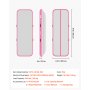 VEVOR Tappetino Gonfiabile Ginnastica Salto 3m Colore Rosa Casa Palestra con Pompa Elettrica, Spessore 10 cm, Carico max 200 kg, Allenamento da Spiaggia Parco, Esercizio per Cheerleading Acrobazie