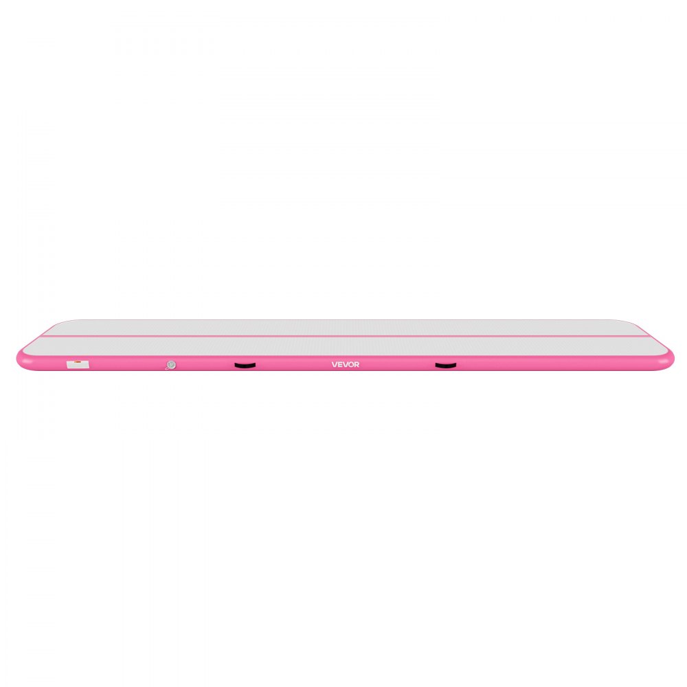 VEVOR Tappetino Gonfiabile per Ginnastica Yoga 5m Colore Rosa Casa Palestra con Pompa Elettrica, Spessore 10 cm, Carico max 200 kg, Allenamento da Spiaggia Parco, Esercizio per Cheerleading Acrobazie