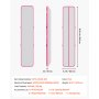 VEVOR Tappetino Gonfiabile per Ginnastica Yoga 5m Colore Rosa Casa Palestra con Pompa Elettrica, Spessore 10 cm, Carico max 200 kg, Allenamento da Spiaggia Parco, Esercizio per Cheerleading Acrobazie