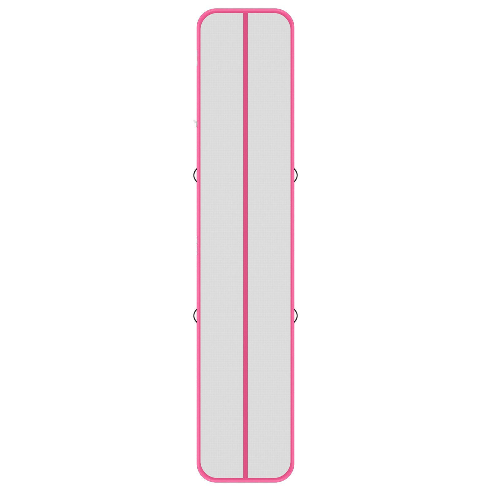 VEVOR Tappetino Gonfiabile per Ginnastica Yoga 5m Colore Rosa Casa Palestra con Pompa Elettrica, Spessore 10 cm, Carico max 200 kg, Allenamento da Spiaggia Parco, Esercizio per Cheerleading Acrobazie