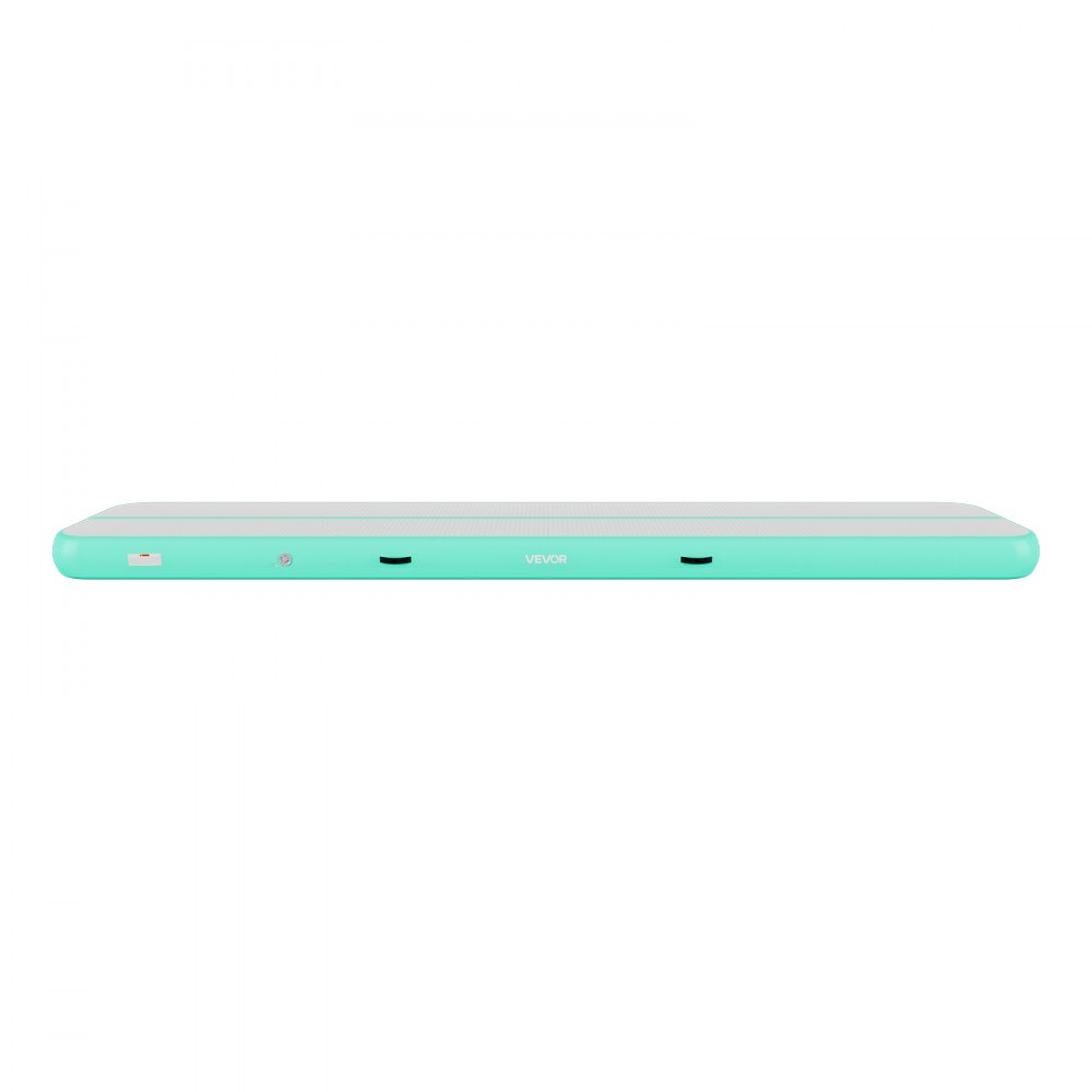 VEVOR Tappetino Gonfiabile Ginnastica Salto Danza 5 m Colore Verde Menta con Pompa Elettrica, Spessore 20 cm, Carico max 200kg, per Palestra Spiaggia Parco, Esercizio di Yoga Cheerleading Acrobazie