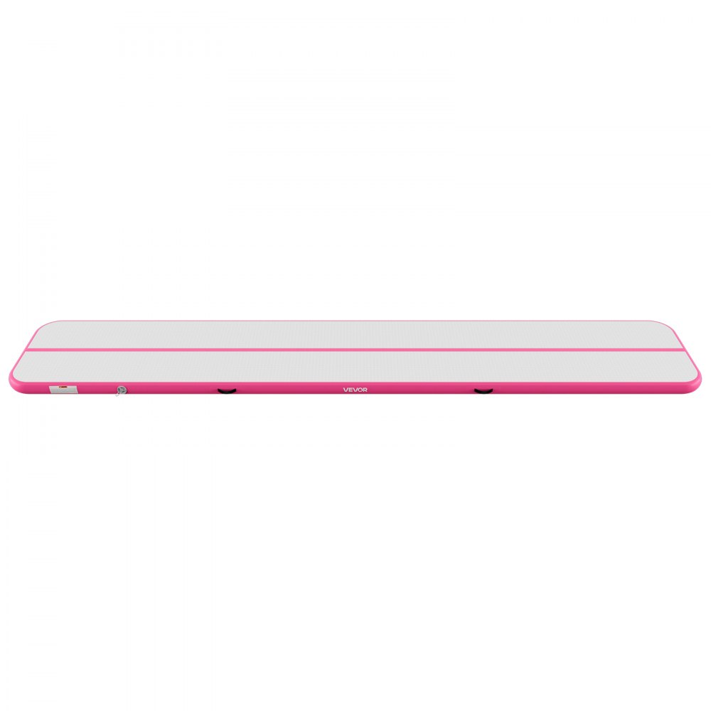 VEVOR Tappetino Gonfiabile Ginnastica Salto 6 m Colore Rosa Casa Palestra con Pompa Elettrica, Spessore 10 cm, Carico max 200 kg, Allenamento da Spiaggia Parco, Esercizio per Cheerleading Acrobazie