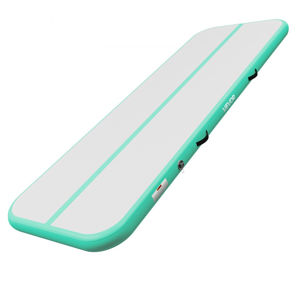 VEVOR Tappetino Gonfiabile Lunghezza 3m con Cilindro d'Aria per Ginnastica Barile 60 x 100 cm, Attrezzatura per Esercizio Fisico, Danza Artistica, Acrobazie, per Soggiorno, Palestra, Giardino, Suola