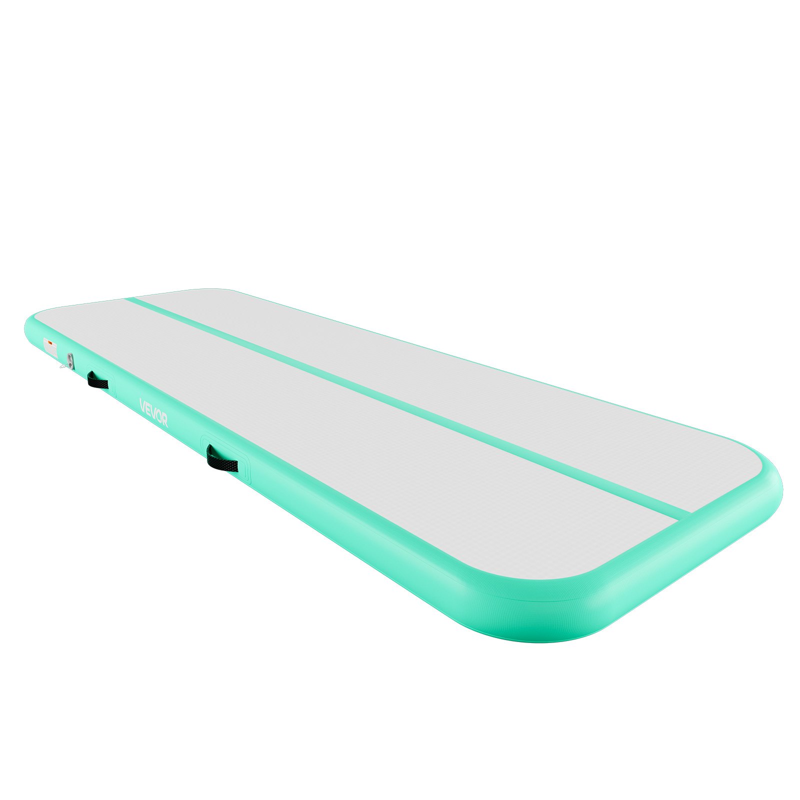 VEVOR Tappetino Gonfiabile Lunghezza 3m con Cilindro d'Aria per Ginnastica Barile 60 x 100 cm, Attrezzatura per Esercizio Fisico, Danza Artistica, Acrobazie, per Soggiorno, Palestra, Giardino, Suola