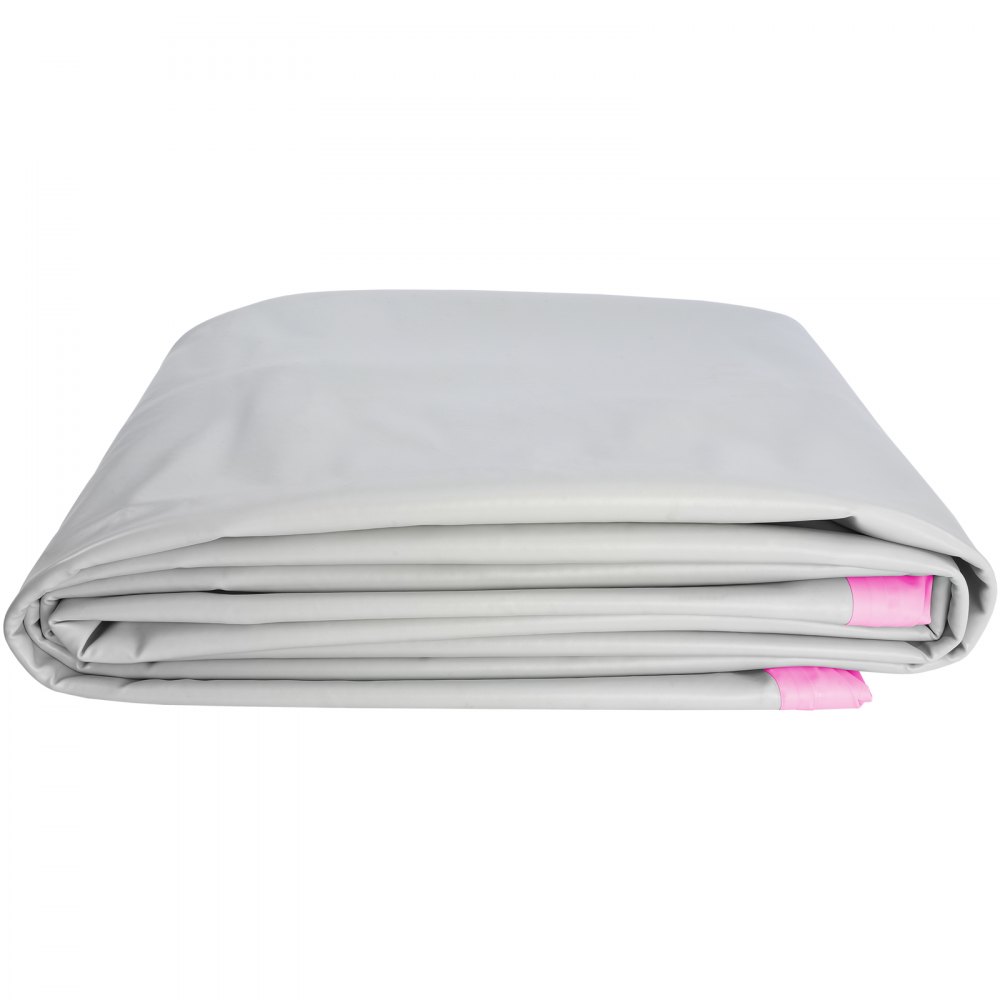 VEVOR Tappetino da Ginnastica Gonfiabile da 4 Pollici di Spessore, Tappetini da Allenamento per Uso Domestico/Palestra/Yoga/Cheerleader/Spiaggia/Parco/Acqua, 16 Piedi, Rosa