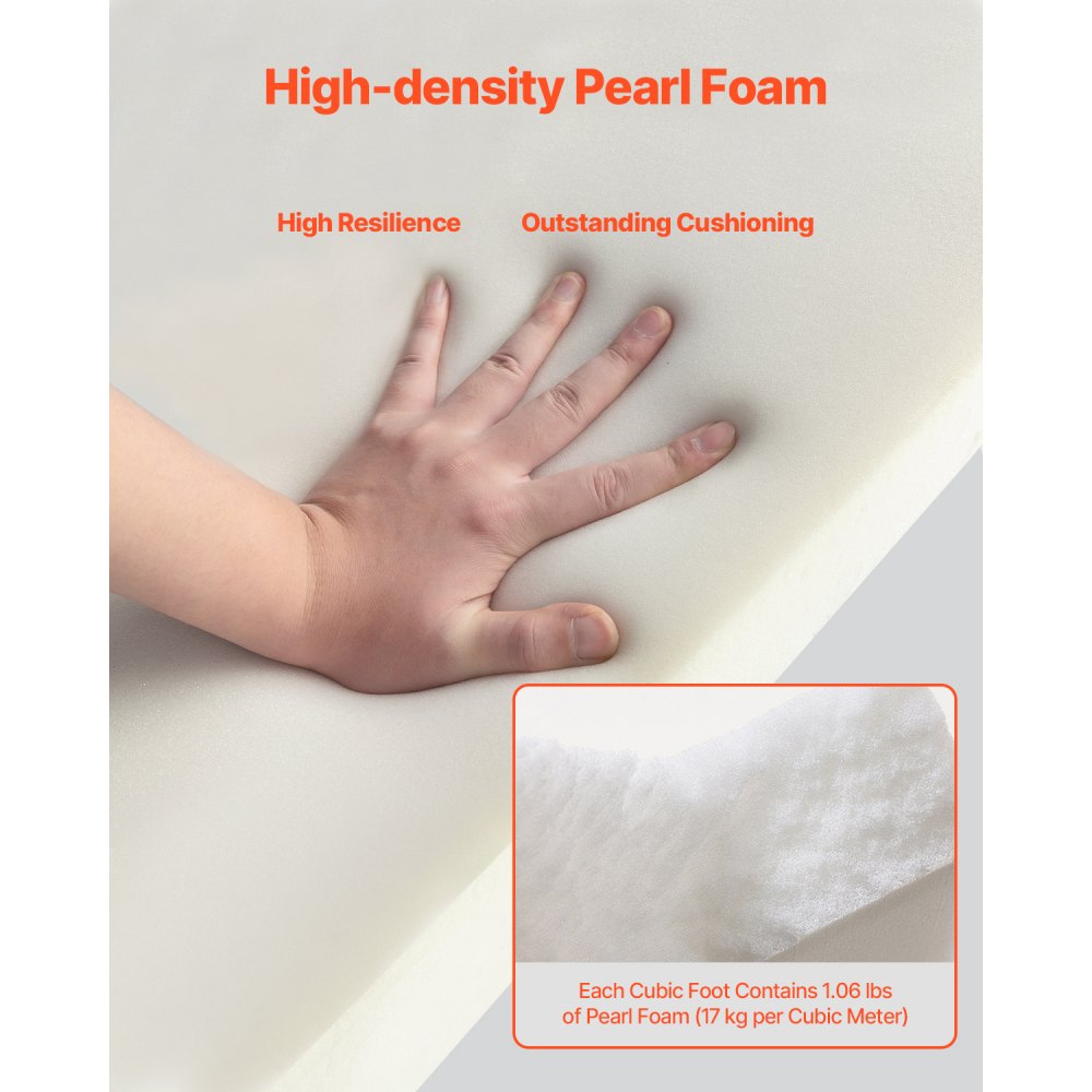 VEVOR 4 x Wall Pads for Gyms (150 x 50 x 5 cm) Tear-Resistant Wall Mat, Removable High-Density Foam Padding for Wall Mounting for Basketball Courts, Protective Padding for Garage