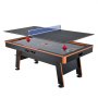 VEVOR Tavolo da Air Hockey Gioco a Tavolo 2m Ping-Pong e Biliardo in MDF Arcade Multifunzione, 2035 x 1095 x 812 mm, l'Intrattenimento, Feste, Sala Giochi, Set Completo di Accessori, Funzione 3-in-1