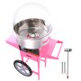 VEVOR Macchina Zucchero Filato Soffice Carrello Commerciale 1000W con Coperchio