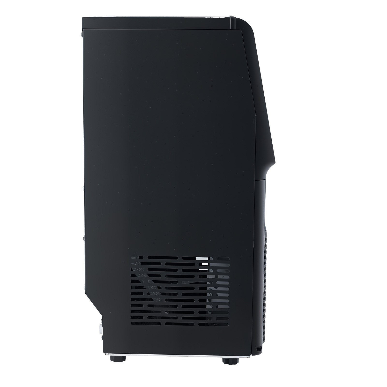 VEVOR Macchina per Ghiaccio Commerciale ca. 36,29 kg/giorno Macchina Cubetti di Ghiaccio Capacità di Stoccaggio ca. 5,44 kg, Display Digitale a LED, Indipendente, Autopulente, Bar, Catering, Hotel