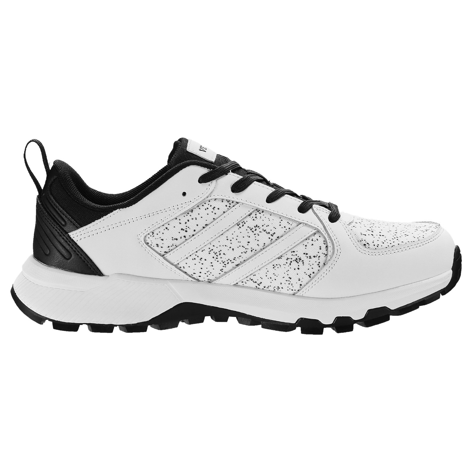 VEVOR Scarpe da Allenamento Trasversale, Scarpa da Ginnastica Larghezza M, Taglia US 8, Scarpe con Punta Larga, Supporto per l'Arco Plantare e Lacci Regolabili, Scarpa Allenamento, Bianco
