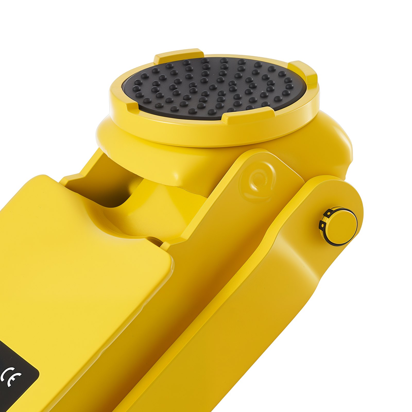 VEVOR Cric Idraulico a Carrello 3 Tonnellate a Basso Profilo, Cric Idraulico da Pavimento in Acciaio, a Doppio Pistone, Altezza di Sollevamento 75-500 mm, Ideale per Auto Sportivo, Moto, SUV e Camion