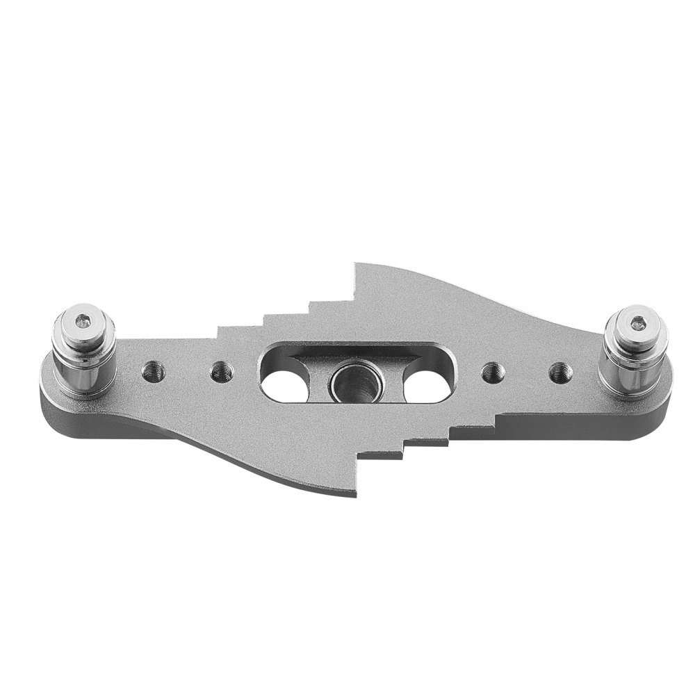 VEVOR Kit di Punte per Tasselli, Lega di Alluminio, Dima per Guida di Foratura, con Set di Punte da Trapano da 6,4 mm 7,9 mm 9,5 mm e Set di Collare di Arresto per Punte da Trapano